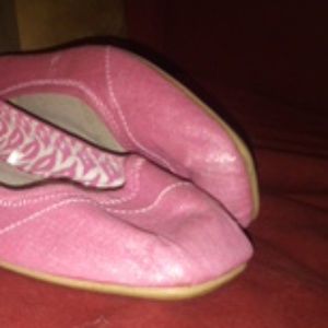Faded Glory size 9 Pink sparkly flats